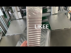 Máquina de fabricación de contenedores de alimentos de papel de aluminio de 80 toneladas totalmente automática