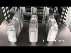 Máquina de contenedores de papel de aluminio totalmente automática ISO 4 cavidades