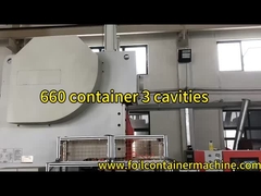 Máquina de fabricación de contenedores de papel de aluminio de alta velocidad de 3 fases Tipo automático