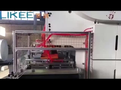 Línea de producción de contenedores de papel de aluminio totalmente automática con 3 cavidades