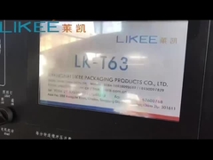 Máquina de perforación de contenedores de alimentos de papel de aluminio desechable de alta velocidad automática