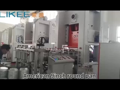 Amigable con el medio ambiente 9 pulgadas redondo americano Grado alimenticio pane de aluminio de papel de vidrio de operación