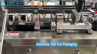 Máquina empacadora de rollos pequeños de papel de aluminio LK-C500