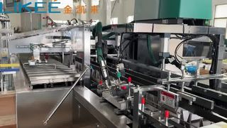 Máquina estuchadora automática de alta velocidad de rollos de papel de aluminio para embalaje de cajas de cartón