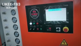 Máquina para fabricar bandejas de papel de aluminio LK-T63 4CP