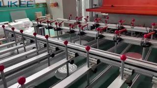 Línea de producción de bandeja redonda de 5 cavidades para contenedores de papel de aluminio T130