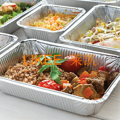 comprar Envase del papel de aluminio de la comida campestre rectangular para Feezer Oven Microwave online manufacture