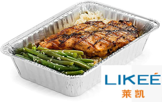 comprar Caja fuerte de Feezer del envase de comida del papel de aluminio del logotipo de encargo para la cocina online manufacture