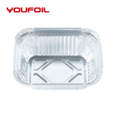 comprar Cacerola amistosa de la hoja de Eco 1 libra de aluminio del envase rectangular disponible del papel online manufacture