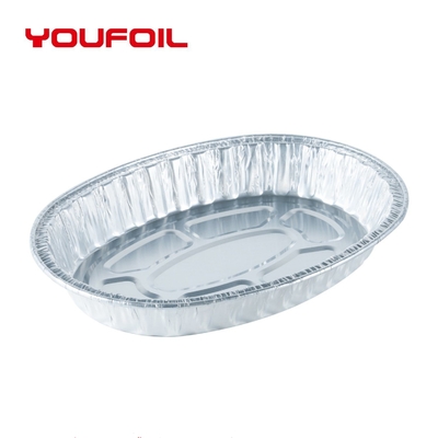 comprar Bandeja oval disponible de la hoja de Tray Food Storage Nontoxic Aluminium del papel de aluminio online manufacture