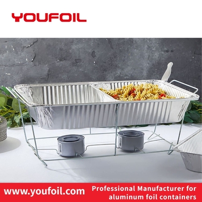 comprar Bandeja rectangular para barbacoa de tamaño completo con contenedor de papel de aluminio para protección del medio ambiente online manufacture