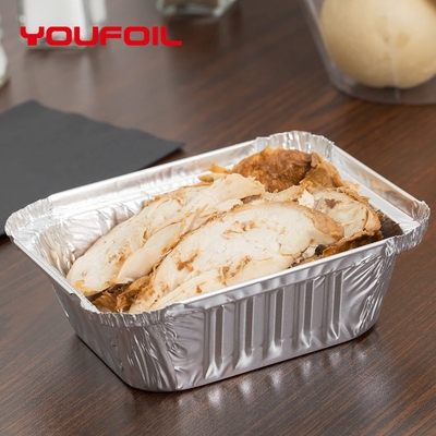 comprar Envases de comida disponibles del papel de aluminio de la categoría alimenticia que cuecen a Tray With Lid online manufacture