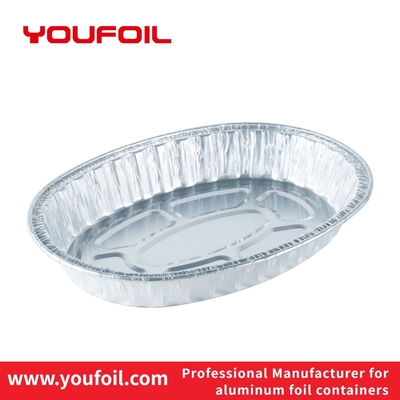 comprar Almacenamiento de comida de bandeja de comida de papel de aluminio disponible para microondas no tóxico online manufacture
