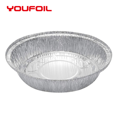 comprar Bandeja color plata disponible de la comida del envase del papel de aluminio de la ronda online manufacture