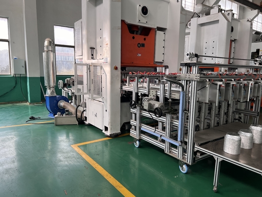 comprar taza ajustable del papel de aluminio del movimiento de 150~260m m que hace la máquina para Alufoil 0.2m m online manufacture