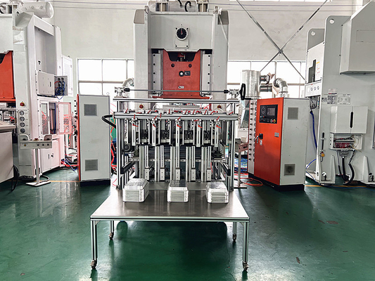 comprar Máquina de alto rendimiento de la fabricación de cajas del papel de aluminio del PLC 13000KG de Mitsubishi online manufacture