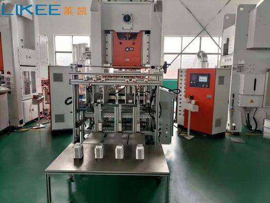 comprar Máquina de envases de papel de aluminio LK-T63 con estructura de marco en C para producción de moldes de 3 cavidades Fabricación en línea