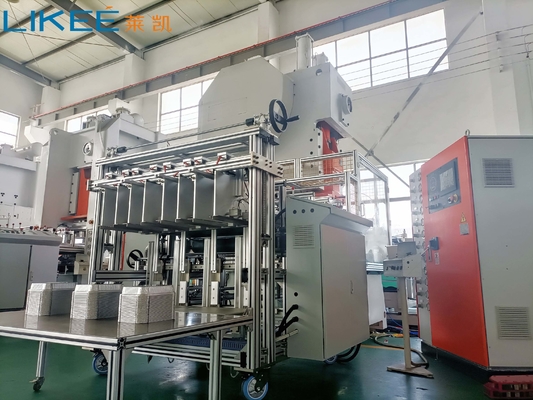 comprar LK-T63 Máquina para Fabricar Contenedores de Papel de Aluminio 9000 PCS Por Hora Punzonadora con Bastidor en C online manufacture