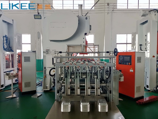 comprar Máquina de fabricación de contenedores de papel de aluminio en relieve personalizable Mitsubishi Control PLC online manufacture