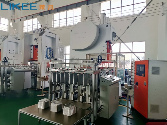 comprar 12000pcs/hora Máquina para hacer contenedores de papel de aluminio con 12 válvulas de solenoide online manufacture