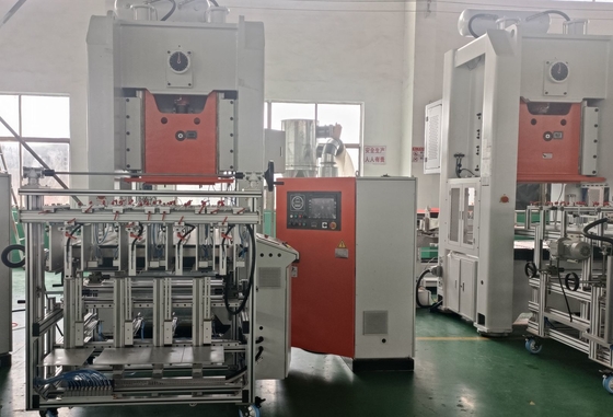 comprar Schneider Electric Aluminum Foil Tray Making Machine with Mitsubishi PLC online manufacture