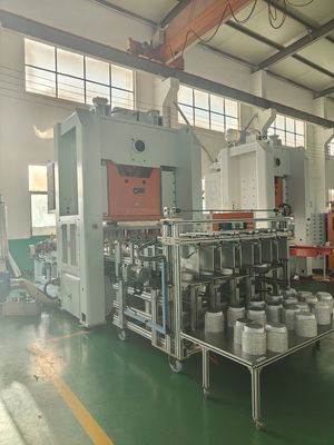 comprar Máquina para hacer contenedores de papel de aluminio Color plateado Rectangular 8389 tapa bandeja de alimentos online manufacture