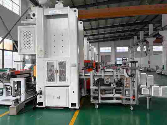 comprar LK-T80 Pared de arrugas 750 ml Aluminio de papel de aluminio Contenedor de alimentos sin color de desvanecimiento de la máquina de fabricación online manufacture