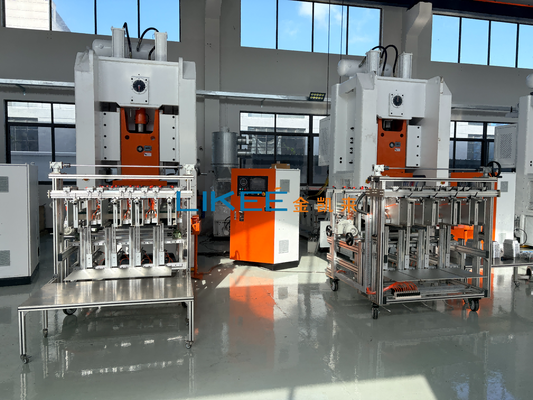 comprar Máquina para fabricar placas de papel de aluminio de 80 toneladas, marco H, 4-6 cavidades, línea de producción automática con lubricación cerrada Fabricación en línea