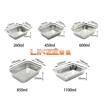 comprar Forma redonda de aluminio 450ml del papel de comida del aislamiento resistente del envase online manufacture
