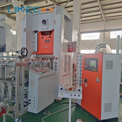 LK-T80 Máquina para la fabricación de recipientes de panelas de papel de aluminio 12000PCS por hora Schneider Electrical
