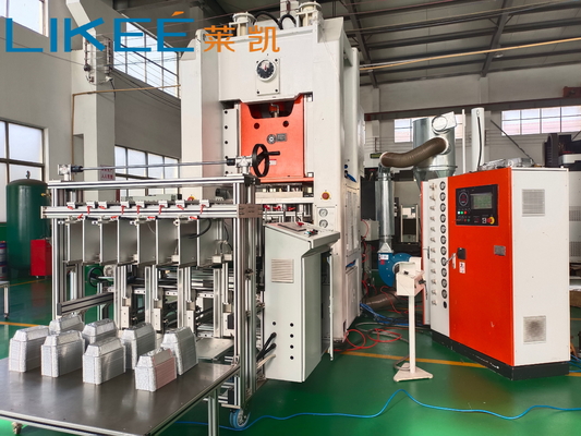 Tipo neumático controlado productividad del motor de la máquina del envase del papel de aluminio alta
