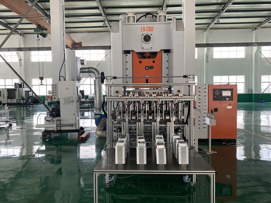 380V 50HZ Máquina de fabricación de bandejas de aluminio de 3 fases con espesor de 0,025 mm - 0,200 mm