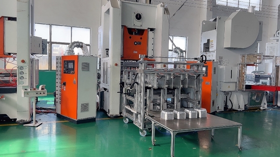 26KW Fuente de energía mecánica Máquina para hacer contenedores de papel de aluminio para 1-5 cavidades
