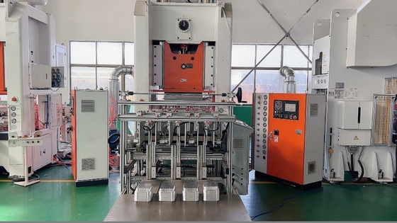 Máquina mecánica para contenedores de papel de aluminio con capacidad de 12000 PCS/hora
