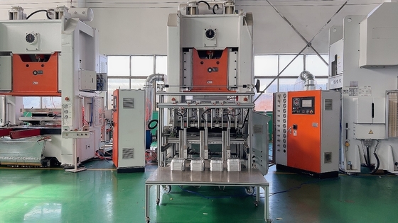 Máquina de fabricación de contenedores de papel de aluminio tipo H de alta capacidad para sartén de tamaño completo