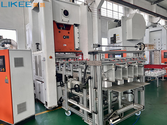 Hoja de plata de la máquina de la fabricación de cajas de la hoja de 80 Ton Pressure Automatic Type Aluminium que hace la máquina