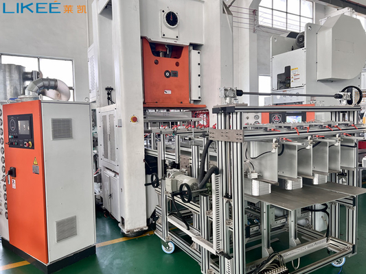 4 cavidades Mecánica de papel plateado contenedor de prensa de fabricación de la máquina 80ton