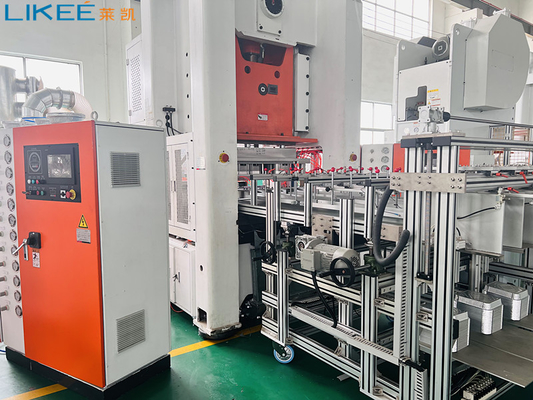 Máquina de prensado de bandejas de alimentos de aluminio de alta capacidad para uso doméstico de 80 toneladas