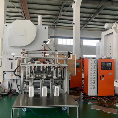 12000 Pcs/h 3 Cavidades C Cuadro Línea de producción de contenedores de papel de aluminio