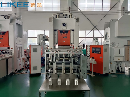 80TON 12000pcs/hora Máquina de hacer macetas de aluminio en relieve personalizable
