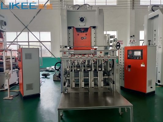 80TON Sistema de control PLC de Mistubushi Máquina de fabricación de macetas de aluminio con motor Simense