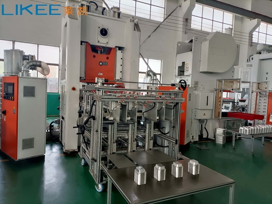 Máquina de fabricación de bandejas de papel de aluminio eléctrico con marco H personalizable