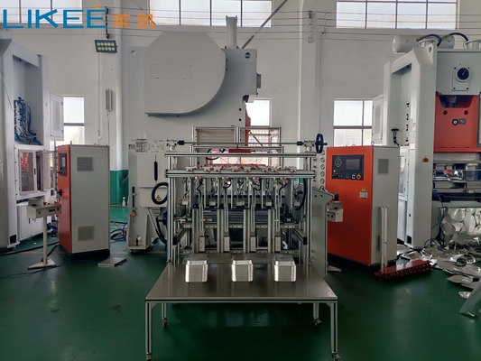 Máquina automática de fabricación de macetas de papel de aluminio de marco C de alta productividad