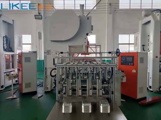 Certificación ISO 9001 C Cuadro de aluminio máquina de perforar sartén de alimentos