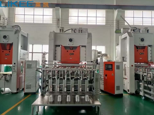 H Frame Mitsubishi PLC 12000 Pcs/h Línea de producción de contenedores de papel de aluminio