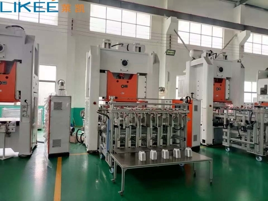 Máquina de fabricación de bandejas de papel de aluminio de 35-70 trazos/min totalmente automática con aspecto de marco H