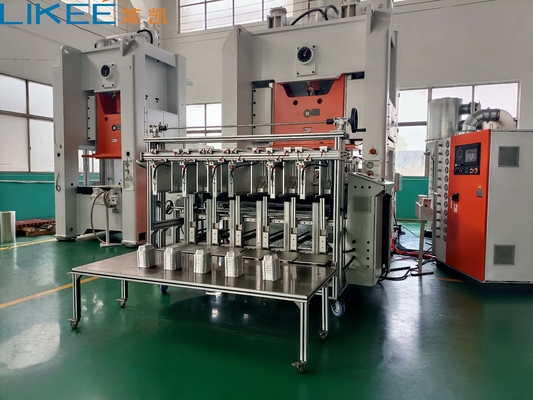 6 cavidades 380v 50Hz Plata máquina de hacer placa de papel de aluminio