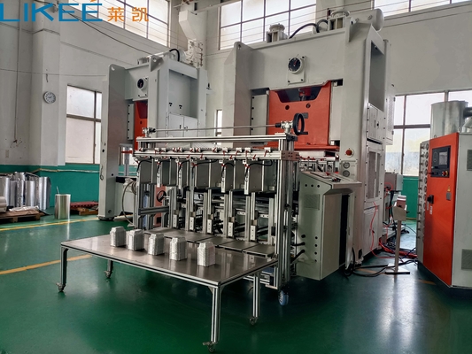 12000 Pcs/Hr Capacidad de producción 35-68 golpes/min Máquina de fabricación de contenedores de alimentos de papel de aluminio