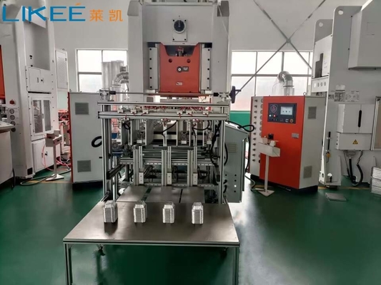 H Frame Mitsubishi Sistema de alimentación automático Máquina de fabricación de contenedores de papel de aluminio LK-T80