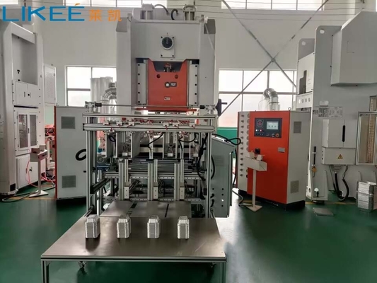 Mitsubishi PLC 50 a 70 golpes / min Máquina eléctrica para hacer bandejas de papel de aluminio